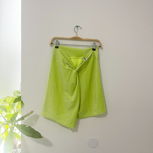 Good American Green Sparkle Bathing Suit Skirt Size 3 - Picture 1 of 4